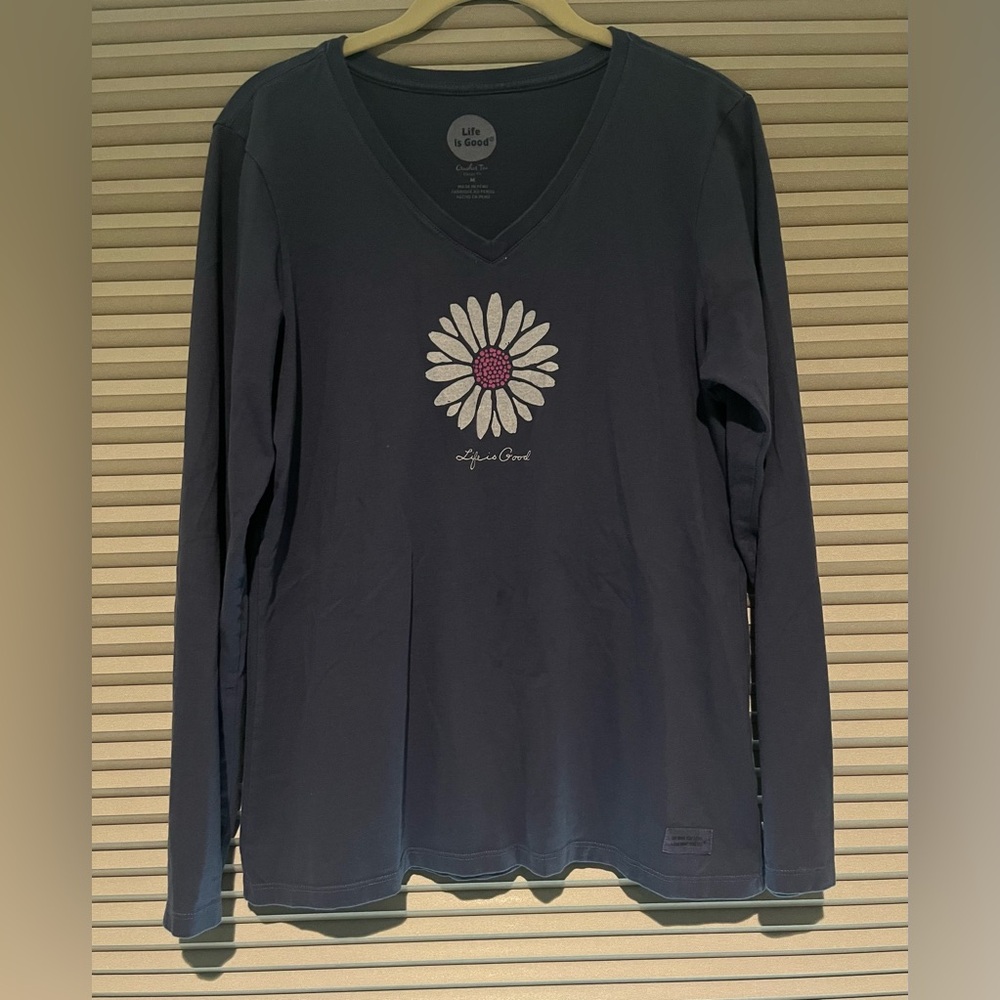 Life is good, long sleeve shirt.